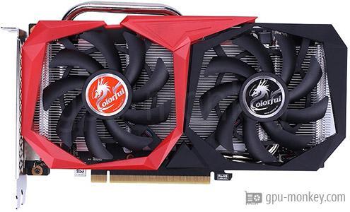 Colorful GeForce GTX 1650 EX 4GD6 V Crypto Mining Ergo Hashrate MH s
