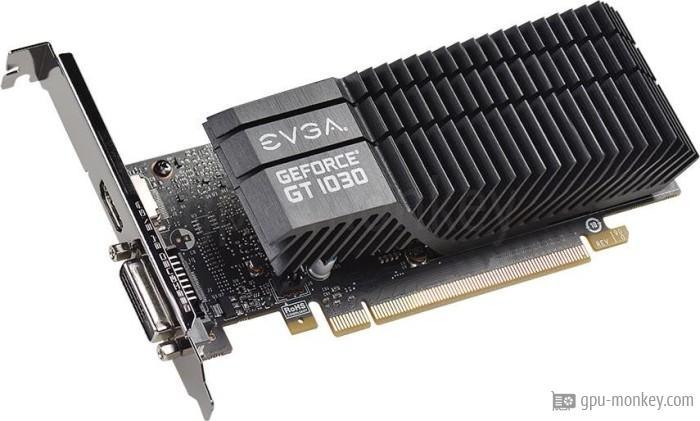 EVGA GeForce GT 1030 SC Low Profile Passive