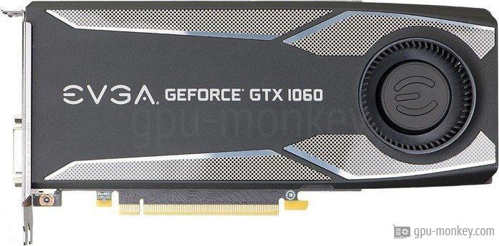 EVGA GeForce GTX 1060 GAMING 6GB Benchmark and Specs