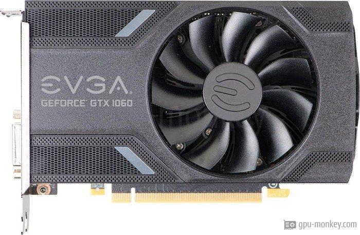 EVGA GeForce GTX 1060 SC GAMING (Single Fan) 3GB