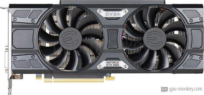 EVGA GeForce GTX 1060 SSC DT GAMING ACX 3.0 6GB Benchmark and Specs