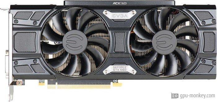 EVGA GeForce GTX 1060 SSC GAMING LED 6GB