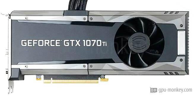 EVGA GeForce GTX 1070 Ti HYBRID GAMING Benchmark and Specs
