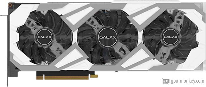 GALAX GeForce RTX 3080 12GB EX Gamer White (1-Click OC) LHR