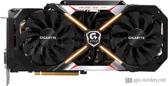 GIGABYTE GeForce GTX 1080 Xtreme Gaming 8G Benchmark and Specs