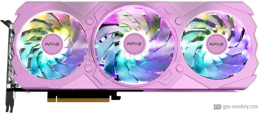 KFA2 GeForce RTX 4070 SUPER EX Gamer Pink 1-Click OC
