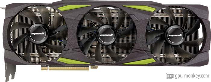 Manli GeForce RTX 3080 12GB LHR M3515 N613 00 vs Gainward