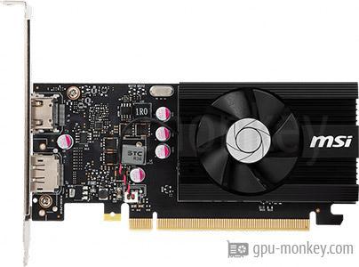 Desacuerdo Museo Charles Keasing MSI GeForce GT 1030 2G LP OC Benchmark y Comparación GPU