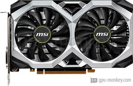 MSI GeForce GTX 1660 VENTUS XS 6G OCV1