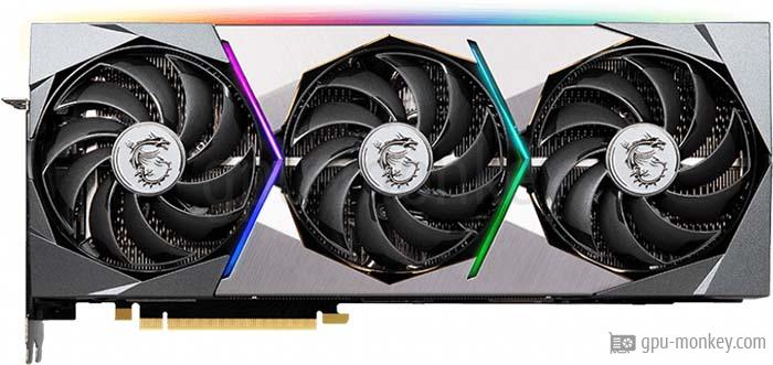 MSI GeForce RTX 3080 SUPRIM X 12G LHR