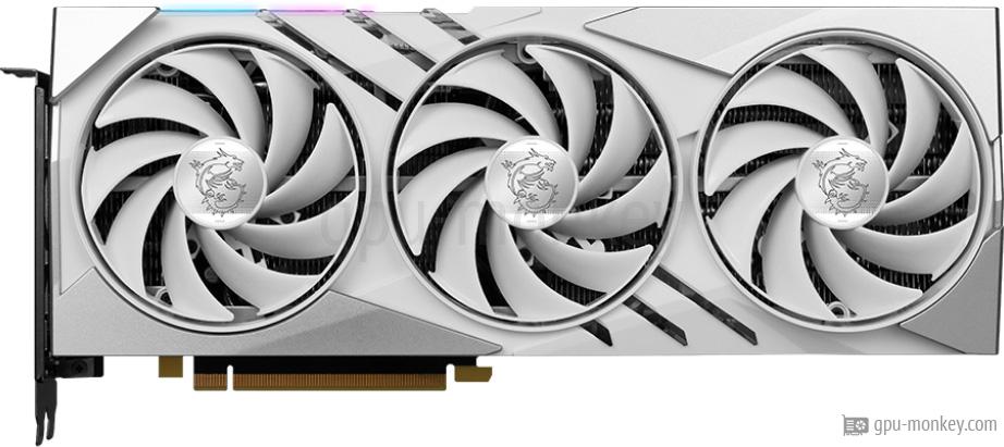 MSI GeForce RTX 4070 Ti SUPER 16G GAMING X SLIM WHITE