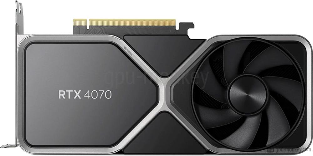 NVIDIA GeForce RTX 4070 Founders Edition