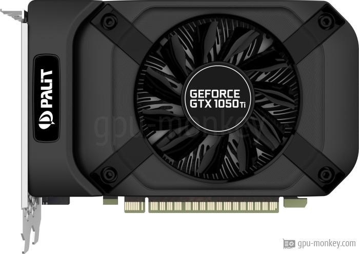Palit GeForce GTX 1050 Ti StormX - Benchmark and Specs