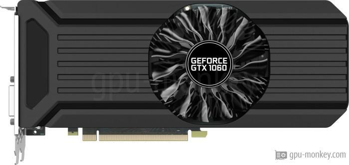 Palit GeForce GTX 1060 StormX 3GB Benchmark and Specs