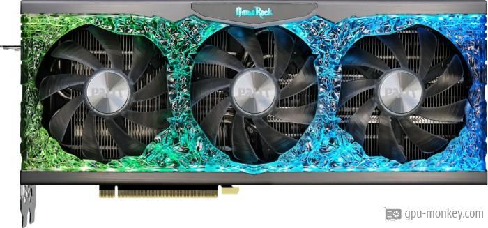 Palit GeForce RTX 3070 GameRock OC V1 LHR Benchmark and Specs