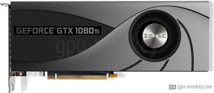 ZOTAC GeForce GTX 1080 Ti Blower Benchmark and Specs