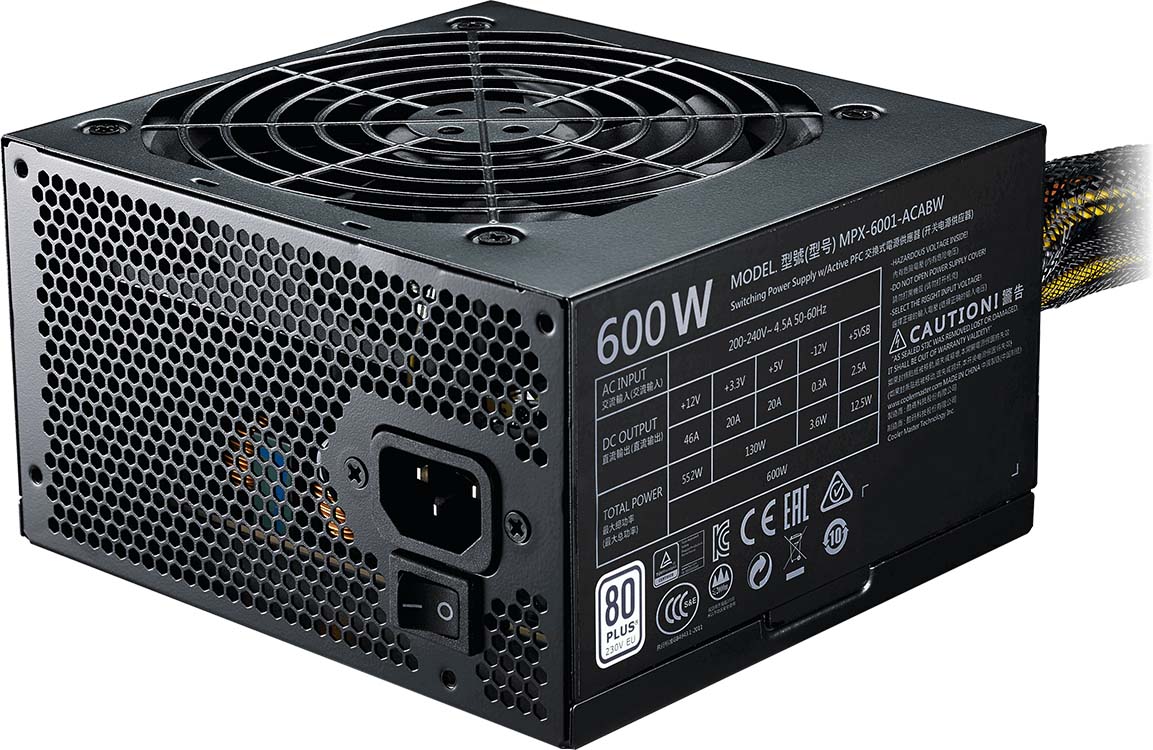 Cooler Master MasterWatt LITE 600W - 230V